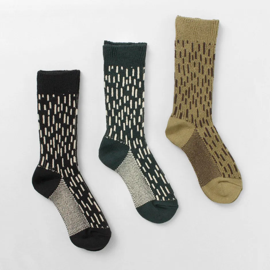 Socks^ROTOTO / Raindrop Crew Socks