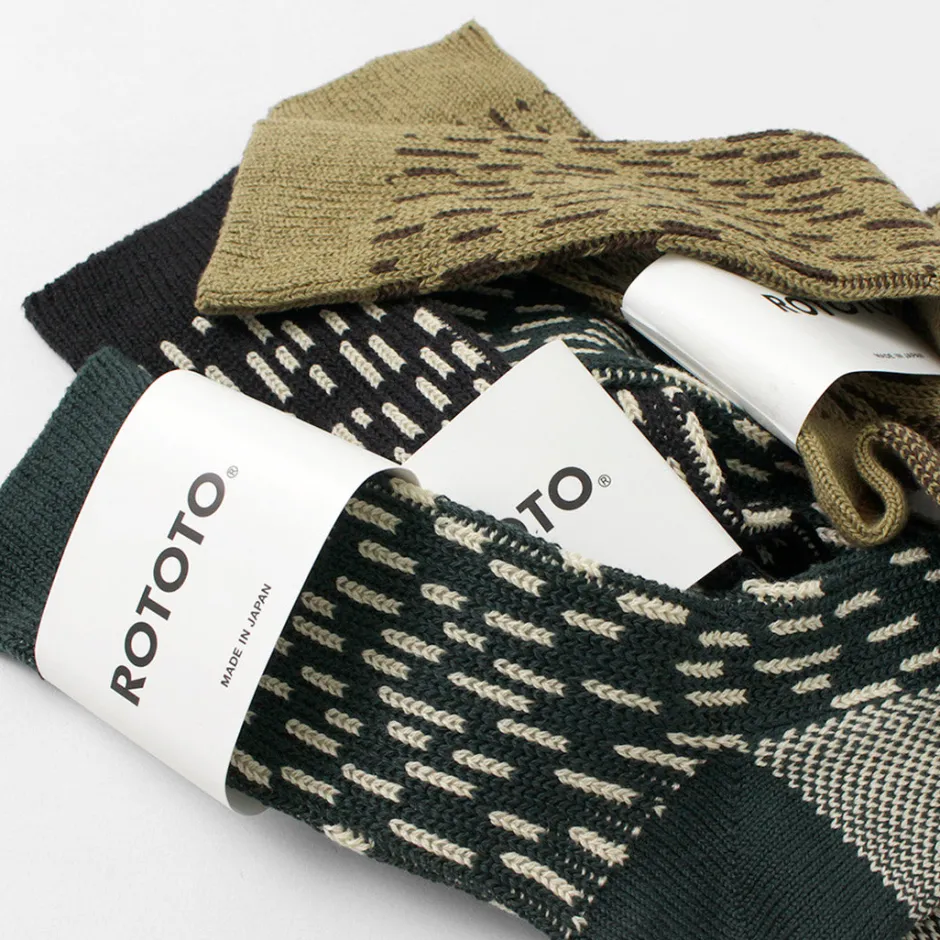 Socks^ROTOTO / Raindrop Crew Socks