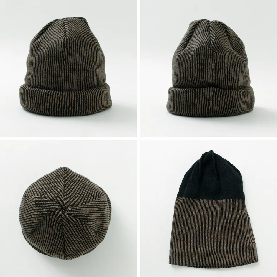 Hats^ROTOTO / Super soft 2-way beanie Stripe