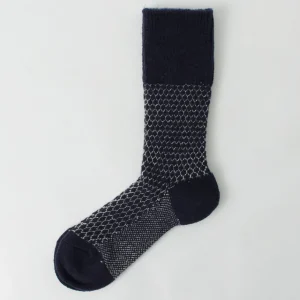 Socks^ROTOTO / Woolen Jacquard Crew Socks Popcorn
