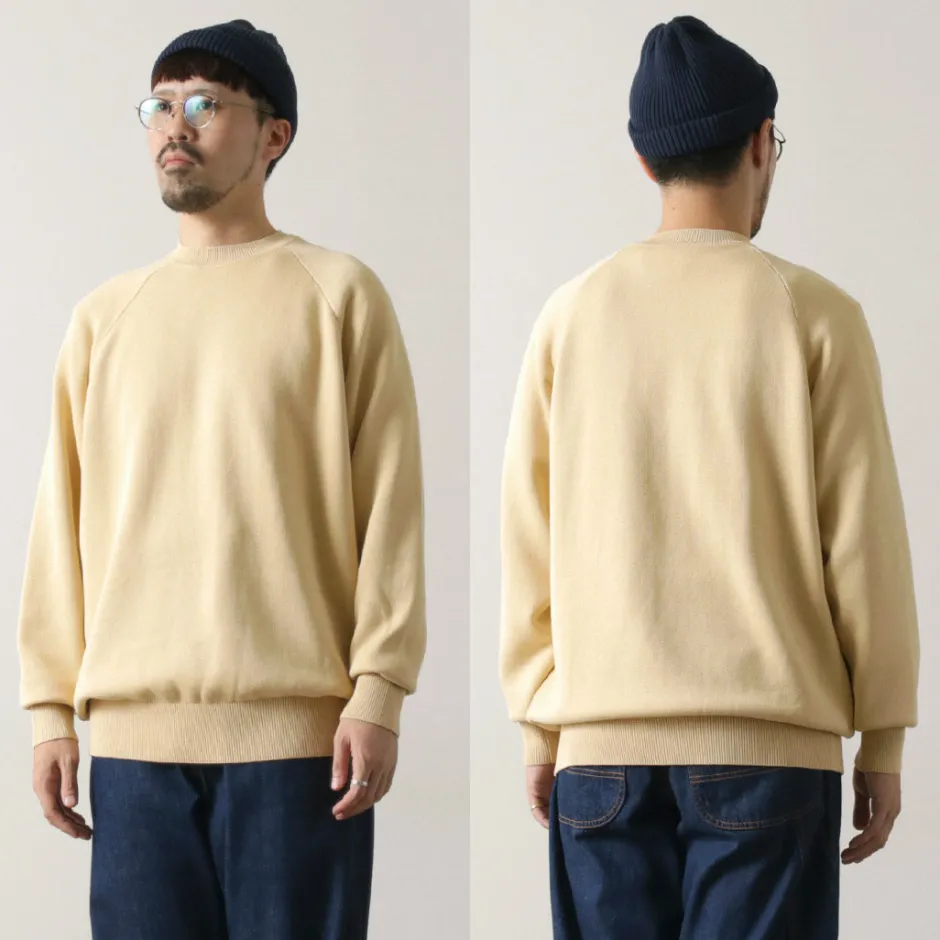 Knits^RYE TENDER / Fulton Raglan Knit Sweatshirt