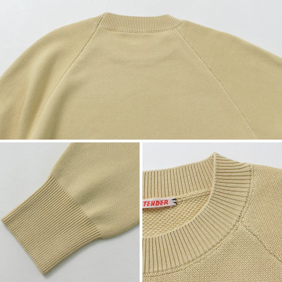 Knits^RYE TENDER / Fulton Raglan Knit Sweatshirt