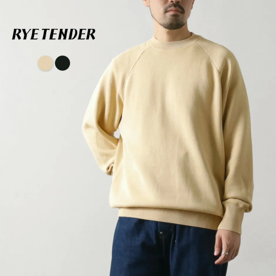 Knits^RYE TENDER / Fulton Raglan Knit Sweatshirt