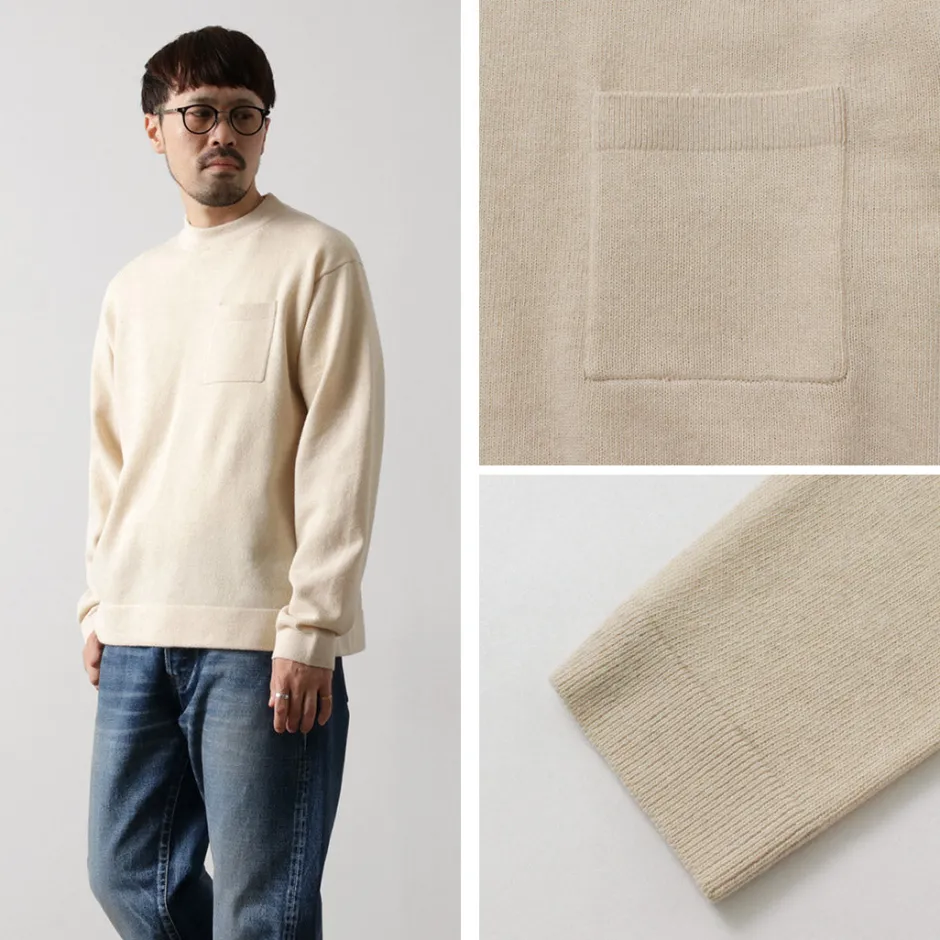 Knits^RYE TENDER / Lloyd pocket pullover knit