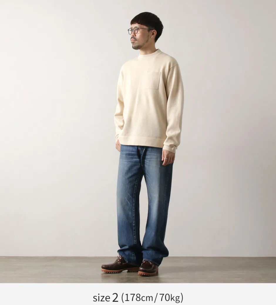Knits^RYE TENDER / Lloyd pocket pullover knit