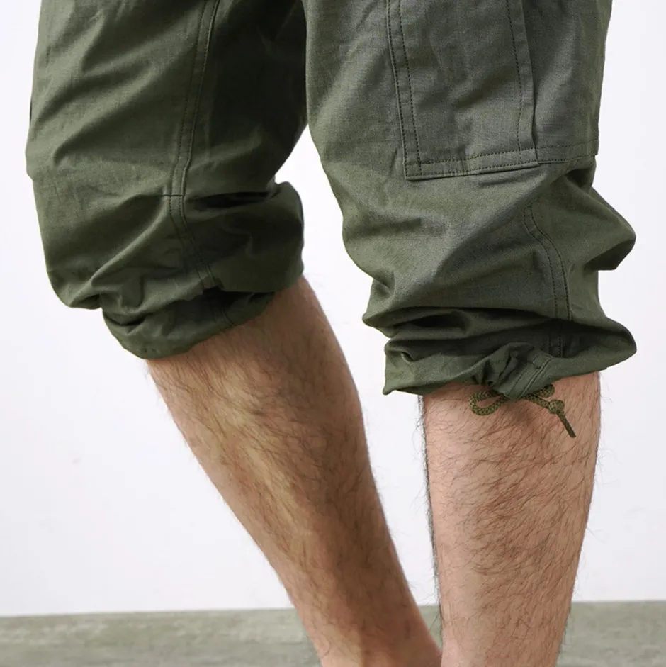 Trousers^SAGE DE CRET / Cropped Cargo Pants olive