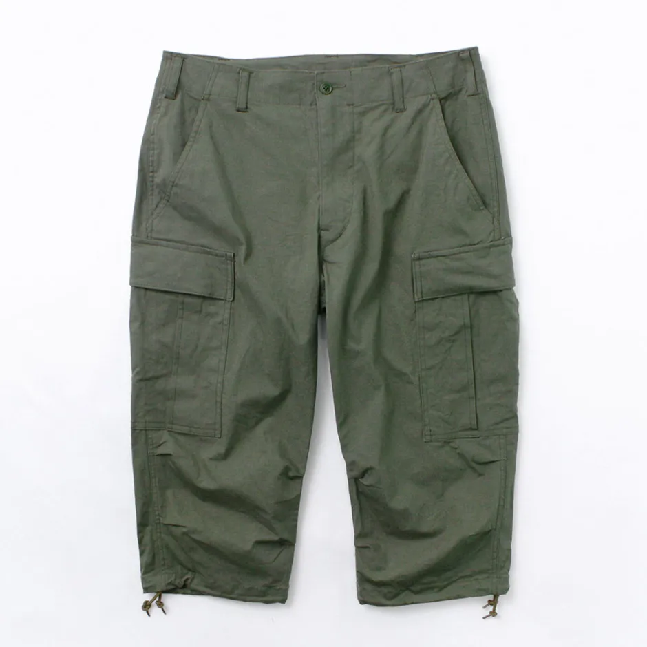 Trousers^SAGE DE CRET / Cropped Cargo Pants olive