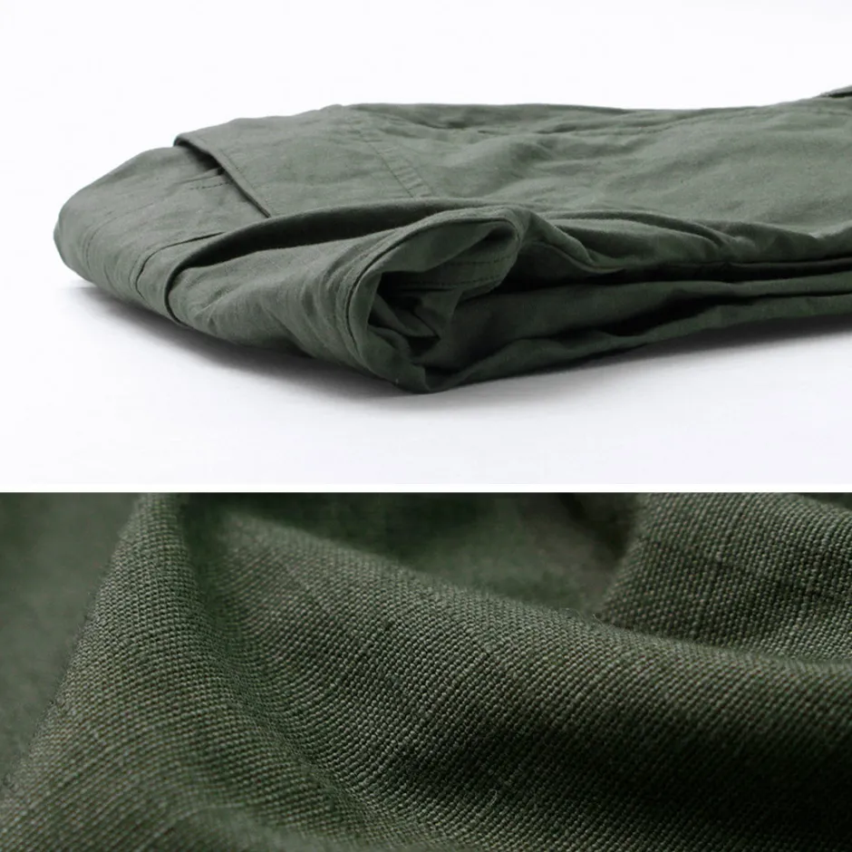 Trousers^SAGE DE CRET / Cropped Cargo Pants olive