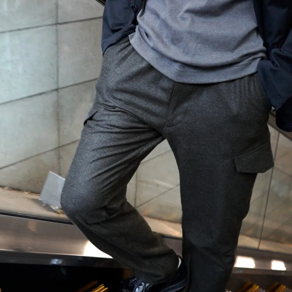 Trousers^SAGE DE CRET / Winter Jet Cargo charcoal