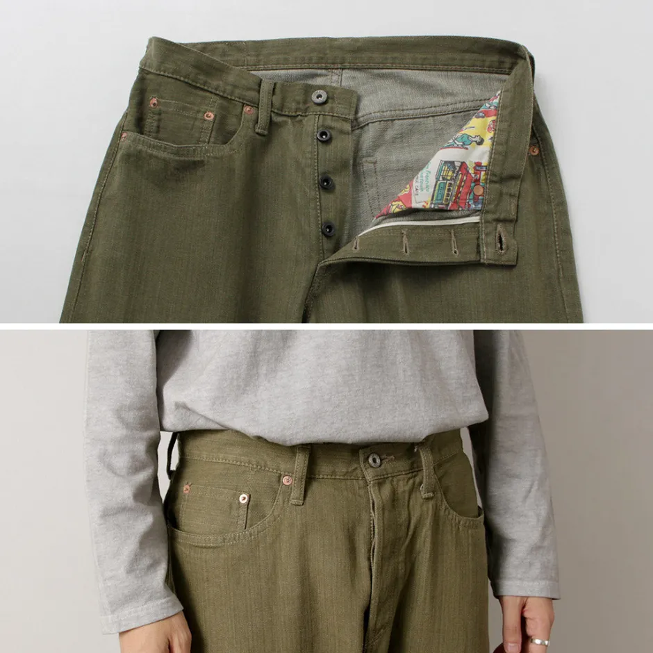 Jeans^SANCA / UK Denim Tapered 5-Pants green