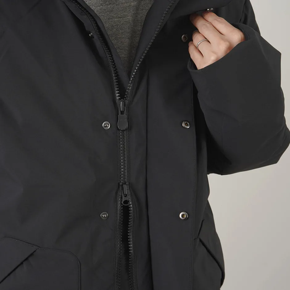 Down Wear^SAVE THE DUCK / Phyllis Synthetic Down Hooded Middle Jacket