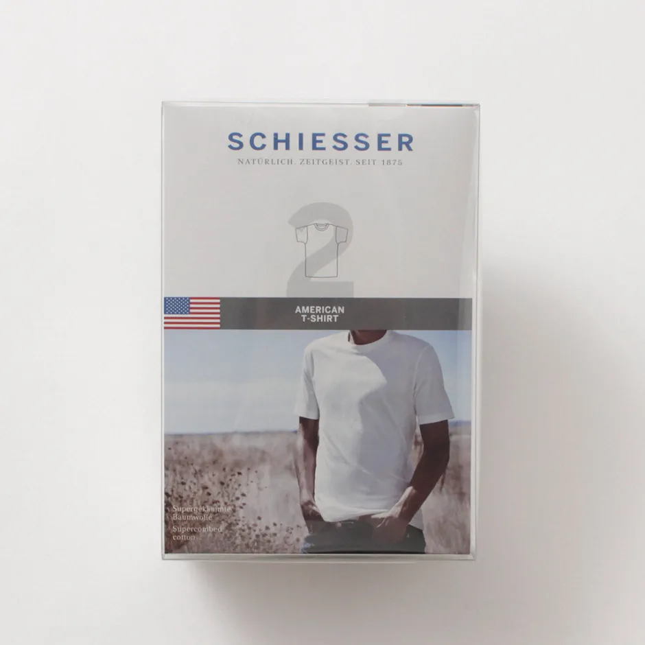 T-Shirts^SCHIESSER / American Crew Neck 2 Pack T-Shirt