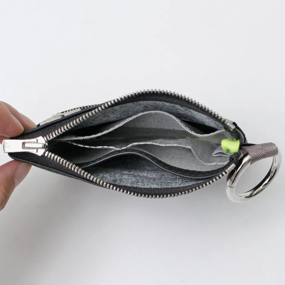 Other Bags^SENTI / Dyneema Leather Double Zipper Pouch