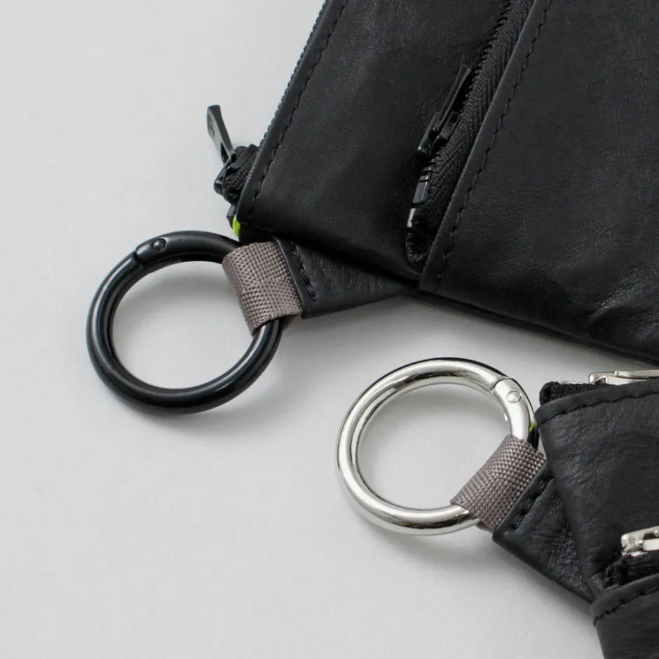 Other Bags^SENTI / Dyneema Leather Double Zipper Pouch