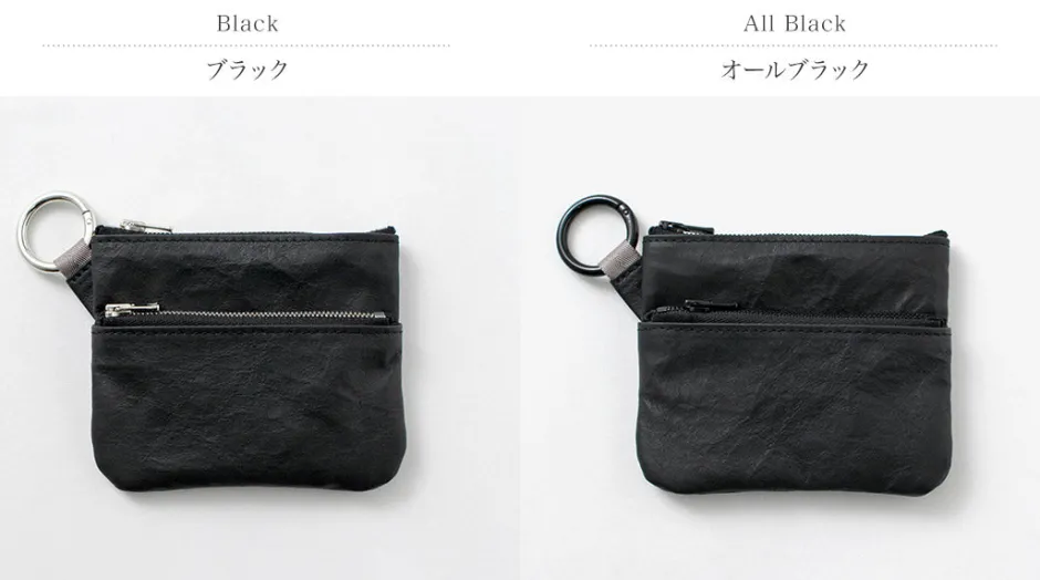 Other Bags^SENTI / Dyneema Leather Double Zipper Pouch