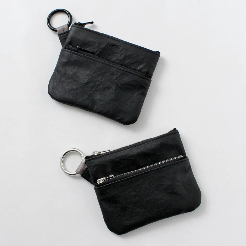Other Bags^SENTI / Dyneema Leather Double Zipper Pouch