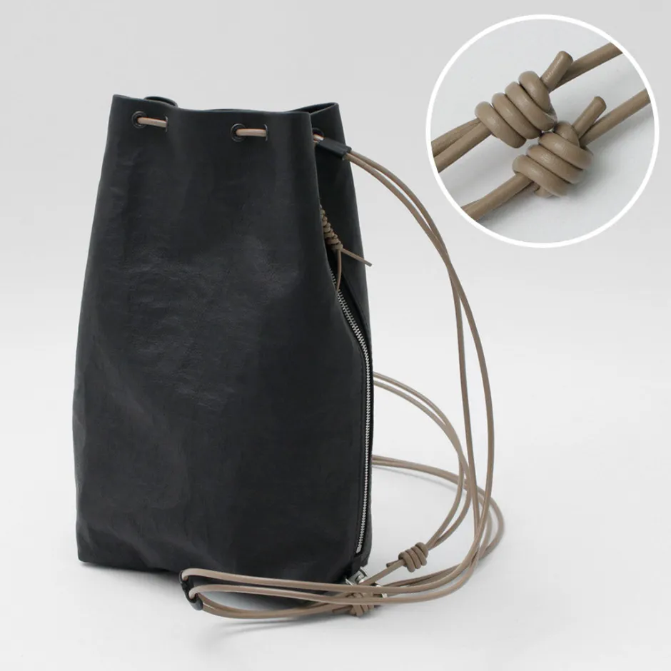 Shoulder Bags^SENTI / Dyneema Leather Drawstring Bag L