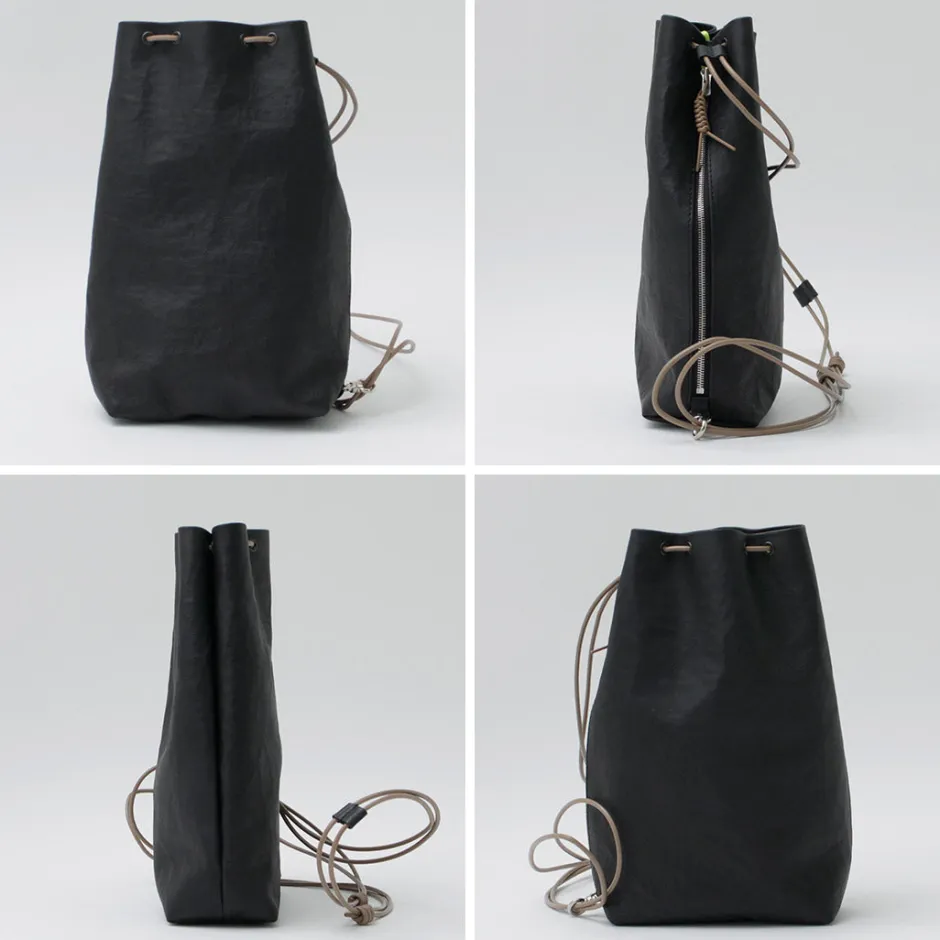 Shoulder Bags^SENTI / Dyneema Leather Drawstring Bag L