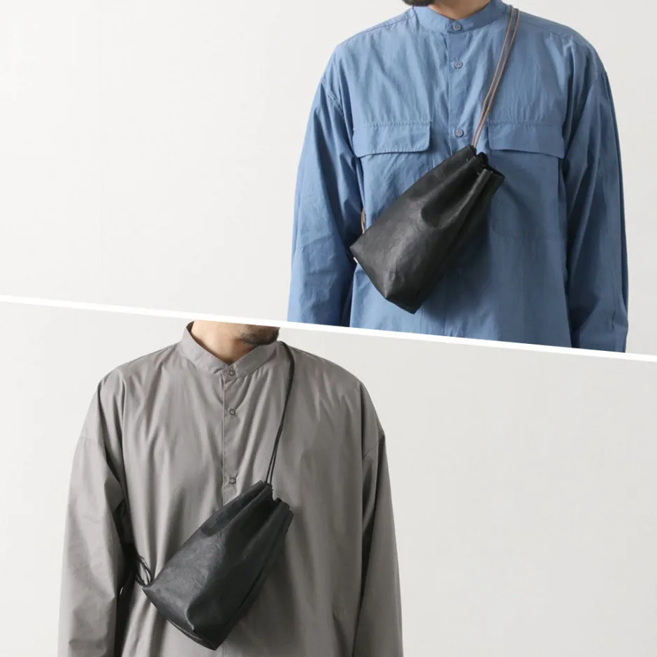Shoulder Bags^SENTI / Dyneema Leather Drawstring Bag L
