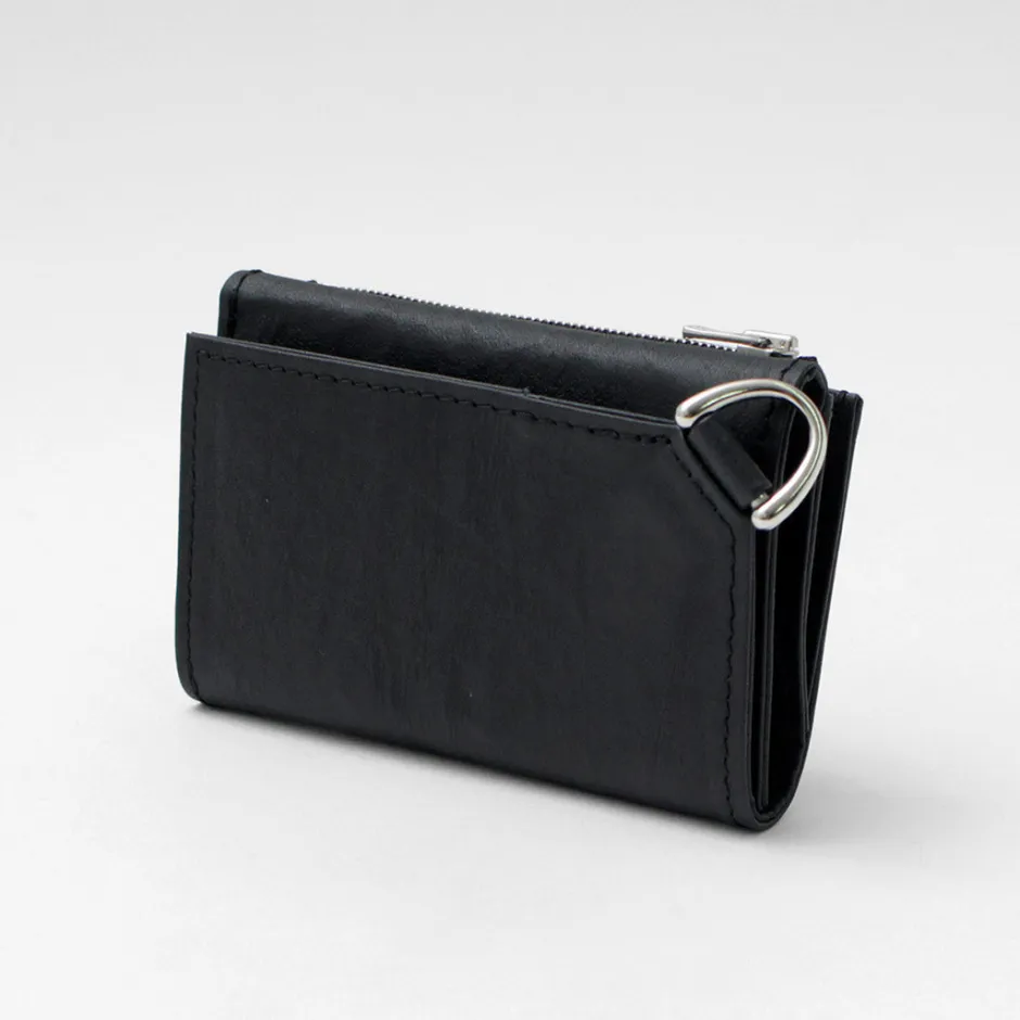 Wallets^SENTI / Dyneema Leather Trifold Slim Wallet black