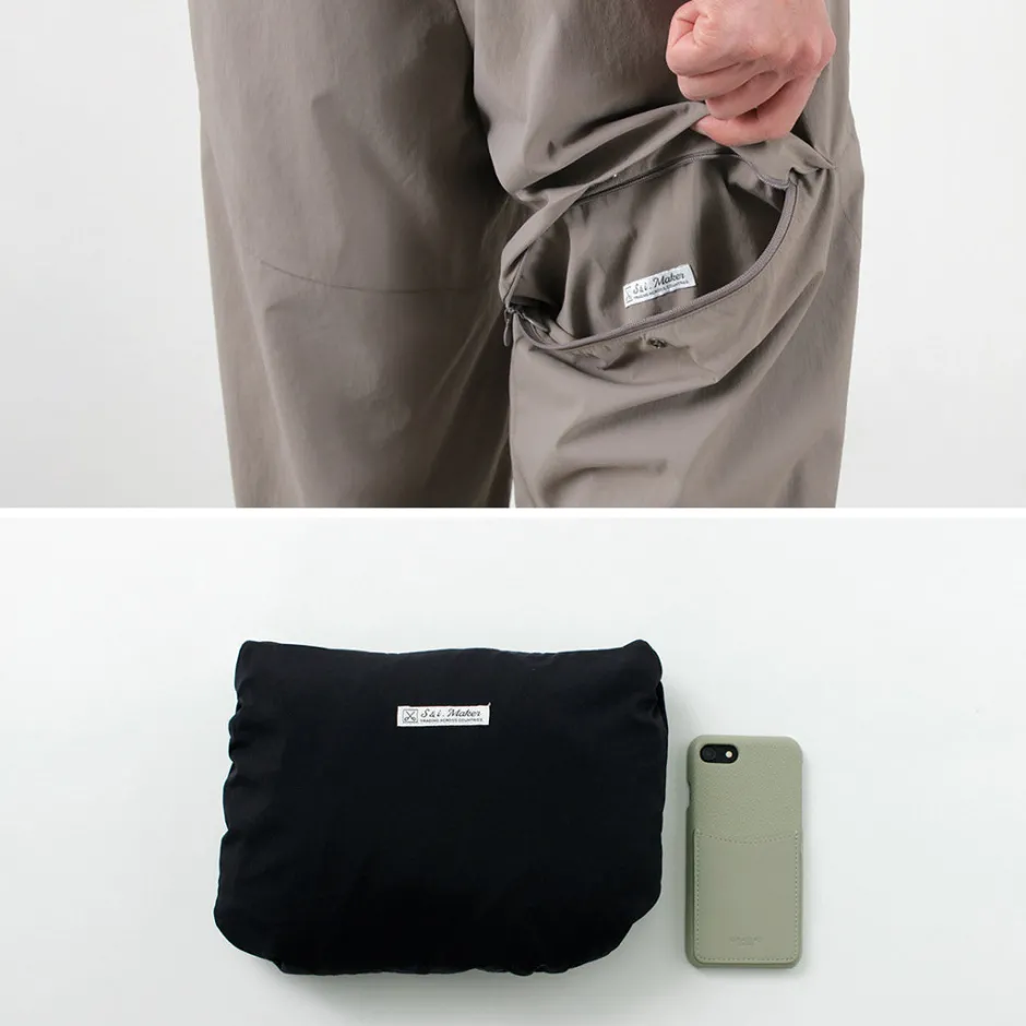 Trousers^SI / Packable Sheen Easy Pants