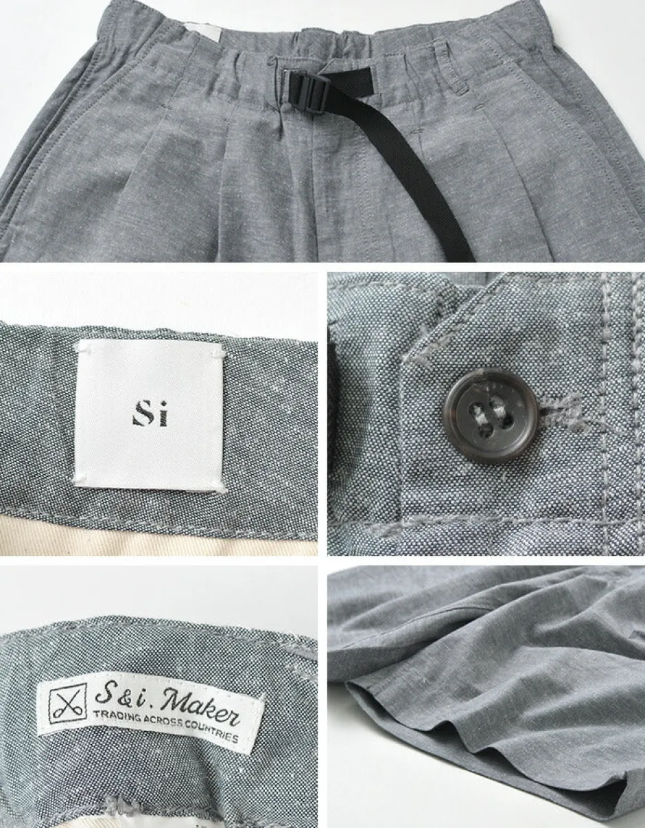 Shorts^SI / Tucked Easy Short pants