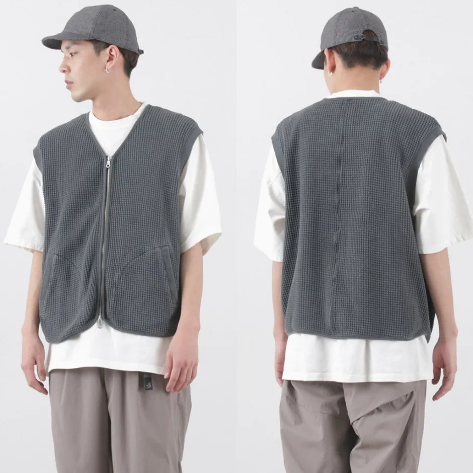 Sweatshirts^SI / Waffle Zip Vest