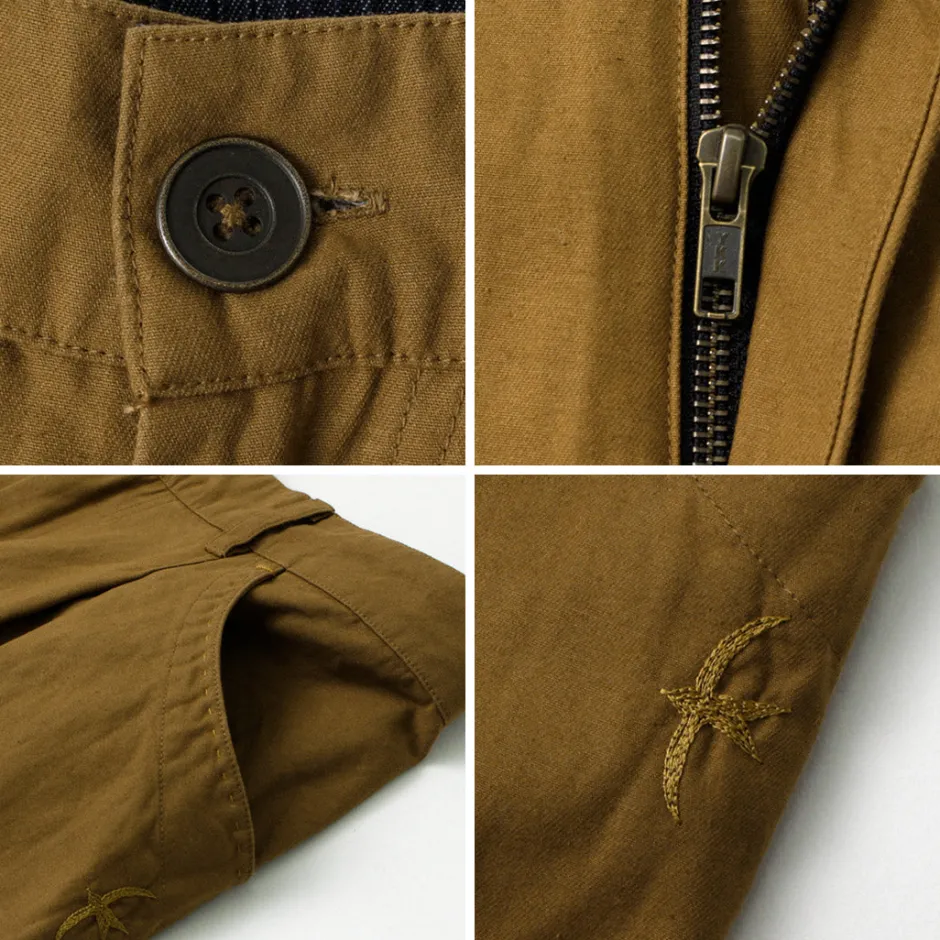 Trousers^SLOW HANDS / Back Satin Poofy Tuck Pants