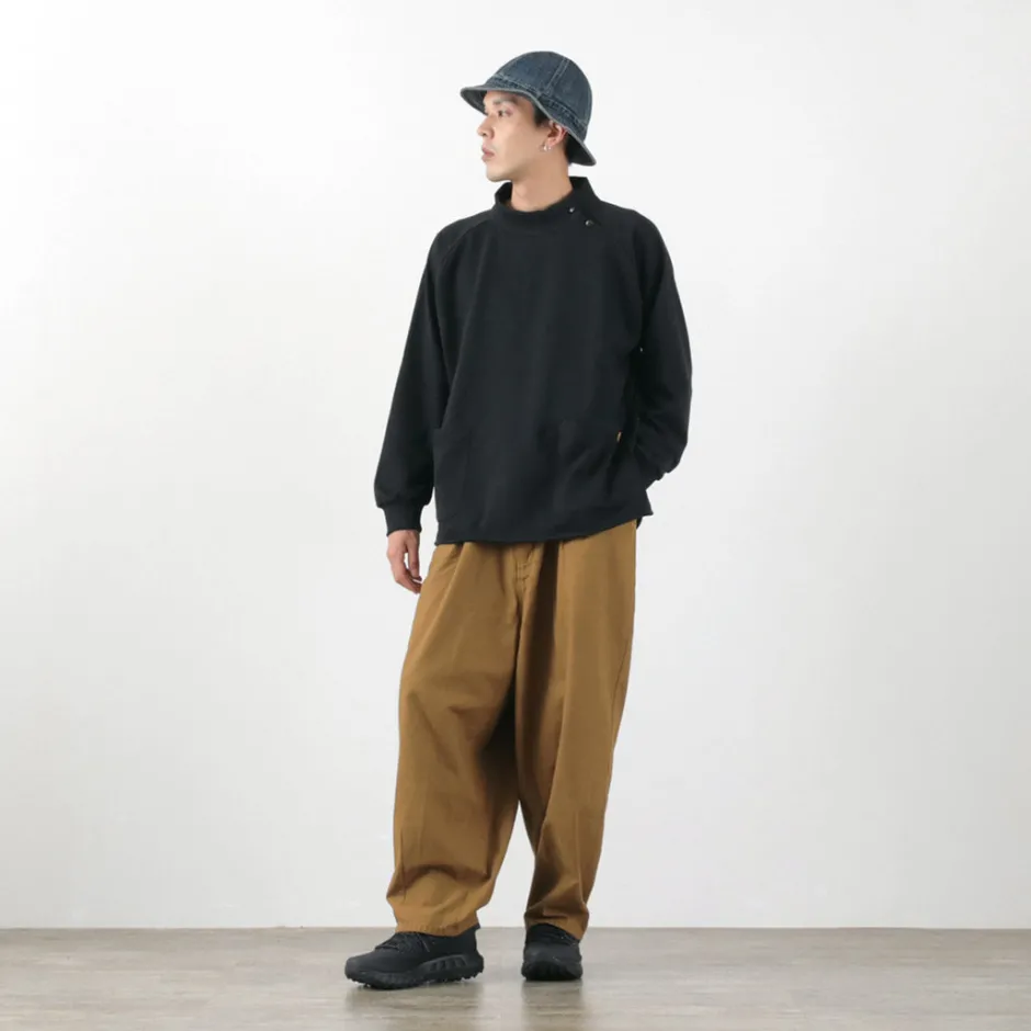 Trousers^SLOW HANDS / Back Satin Poofy Tuck Pants