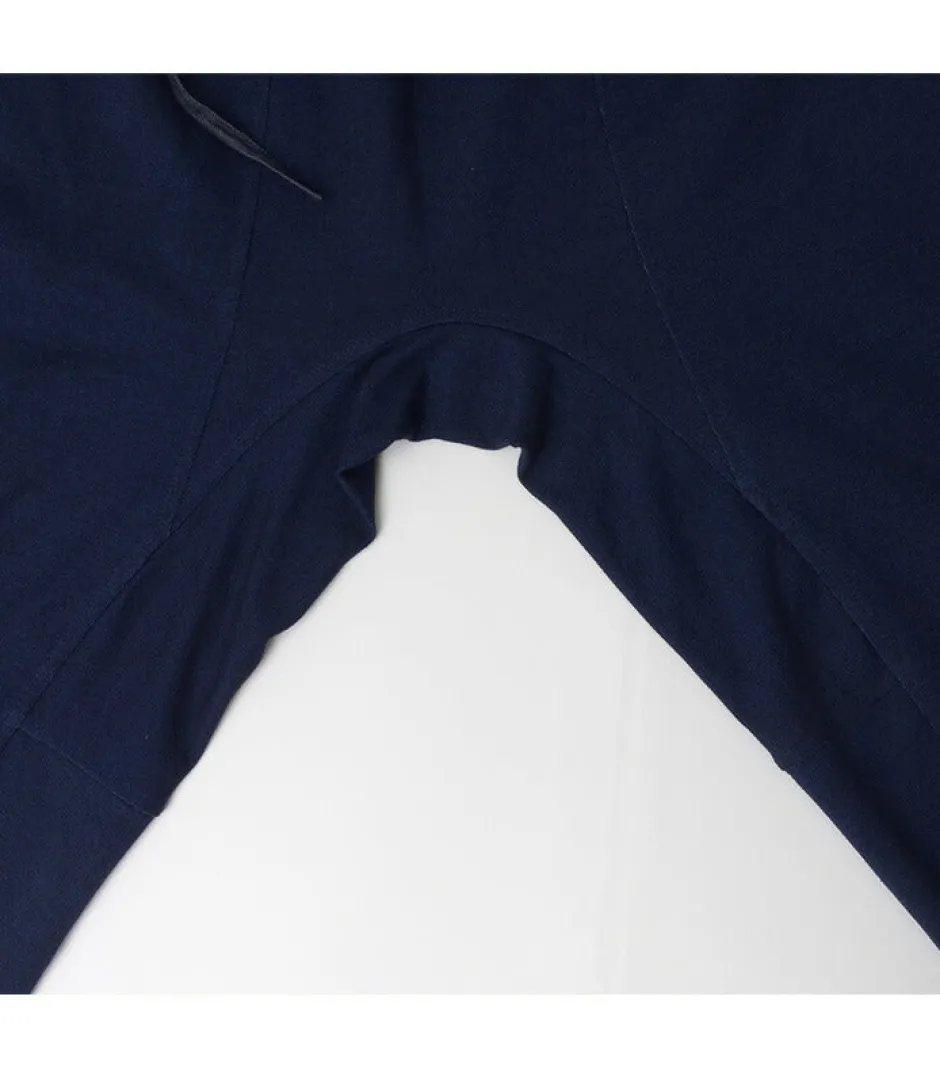 Trousers^SLOW HANDS / Denim Stretch Pile Wandering Pants navy