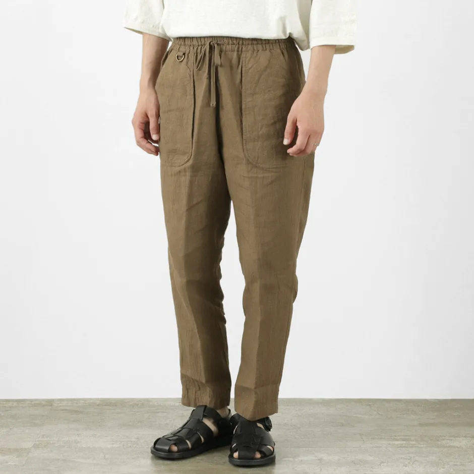 Trousers^SLOW HANDS / Fine Linen Daytripper Pants