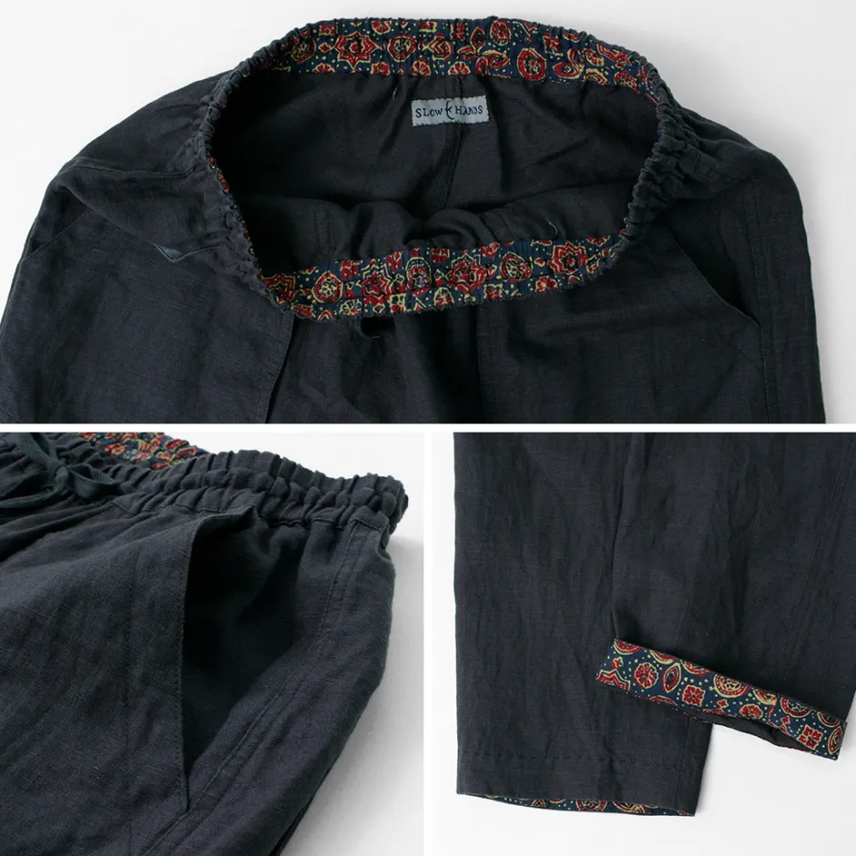 Trousers^SLOW HANDS / Fine Linen Daytripper Pants