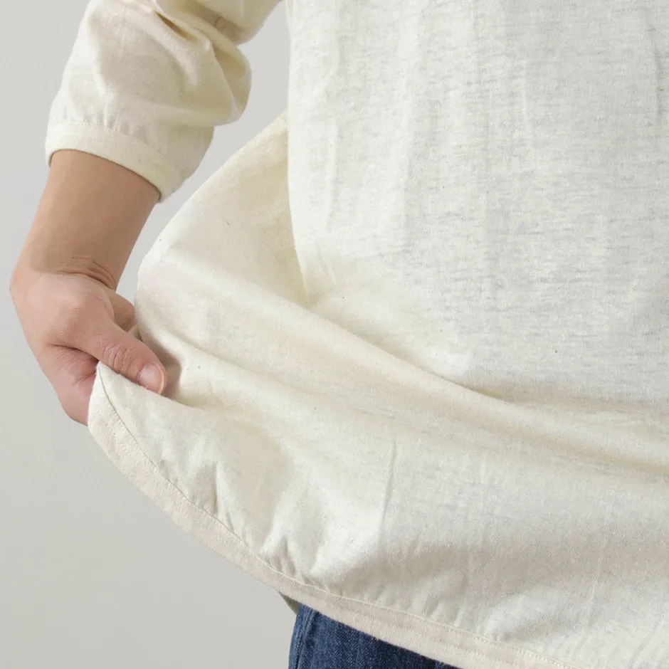 T-Shirts^SLOW HANDS / Hemp Cotton Crew Neck T-Shirt