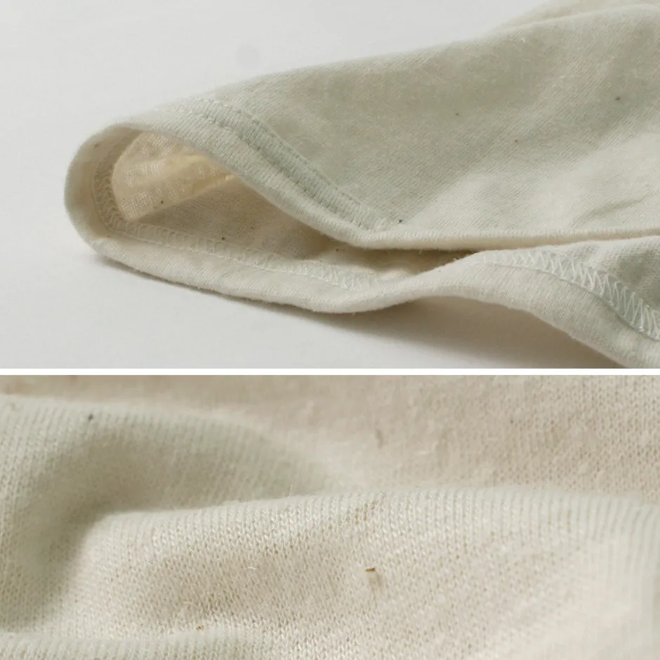 T-Shirts^SLOW HANDS / Hemp Cotton Crew Neck T-Shirt