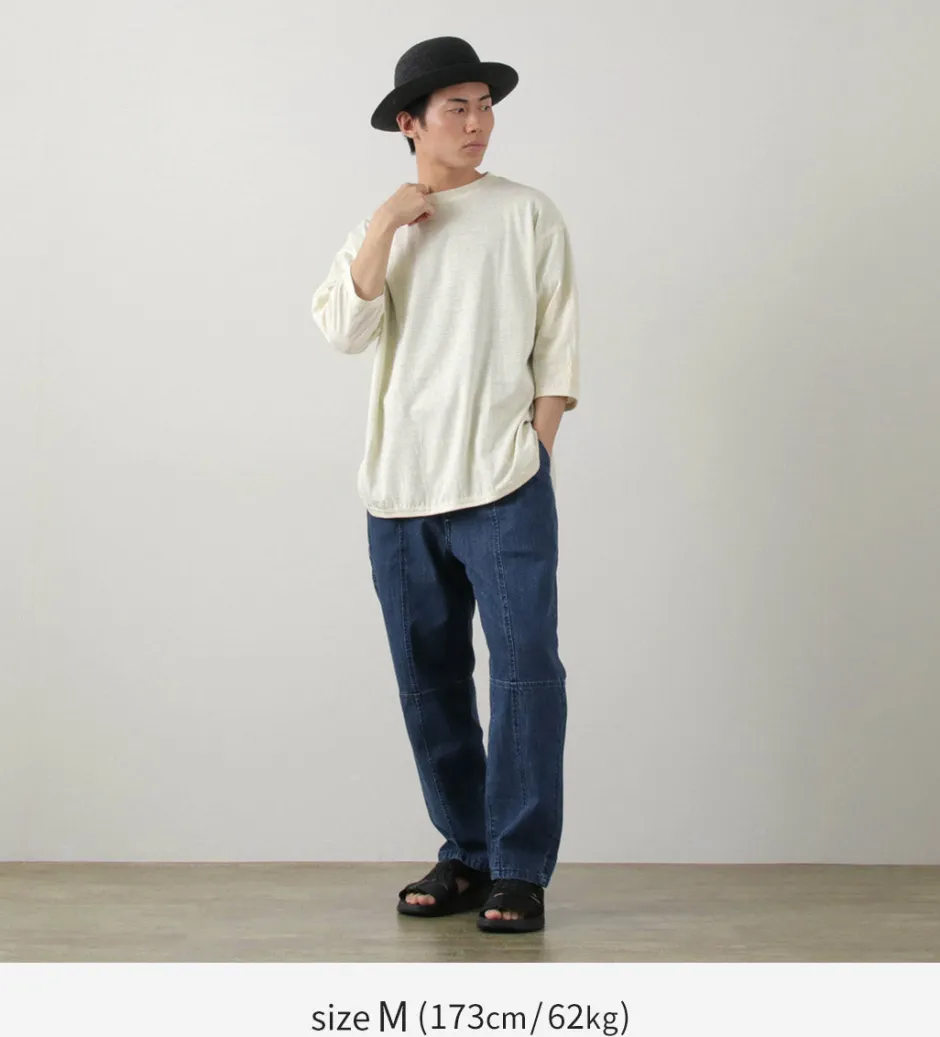 T-Shirts^SLOW HANDS / Hemp Cotton Crew Neck T-Shirt