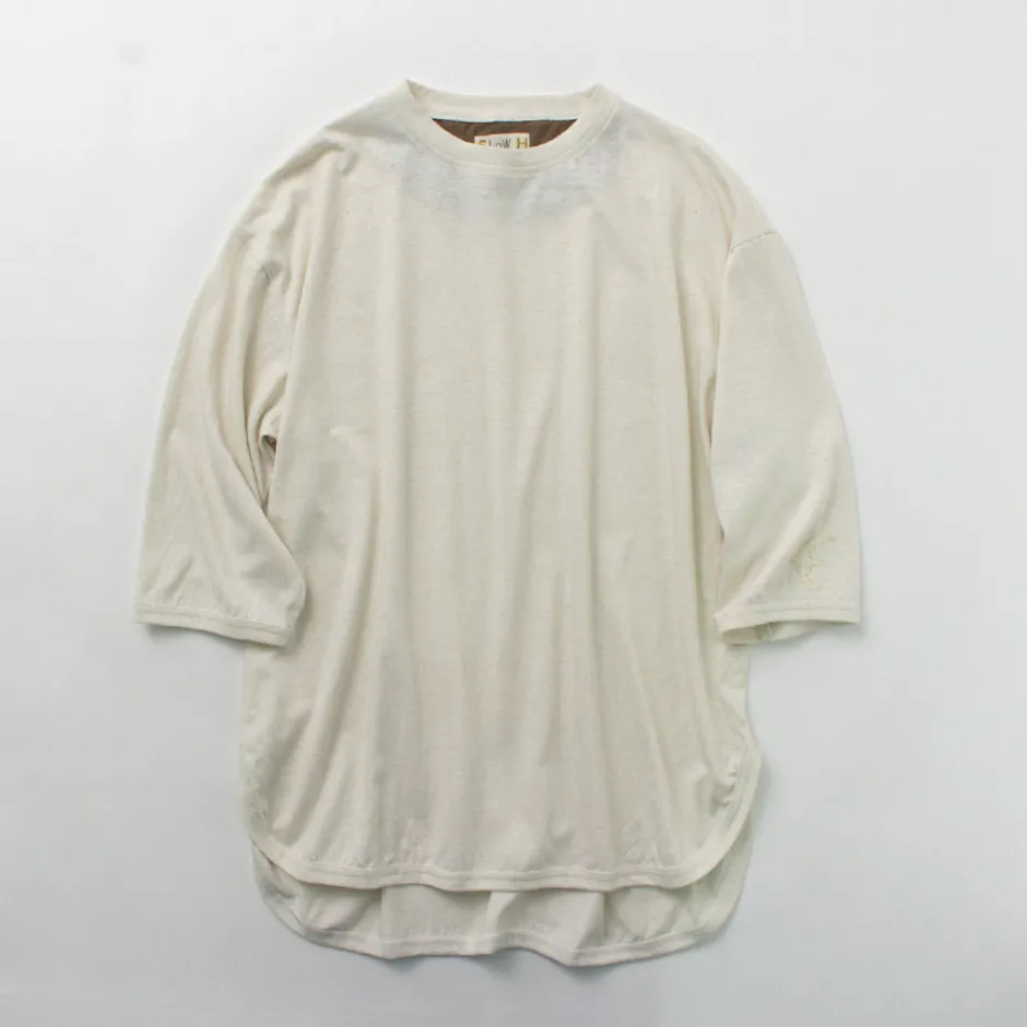 T-Shirts^SLOW HANDS / Hemp Cotton Crew Neck T-Shirt