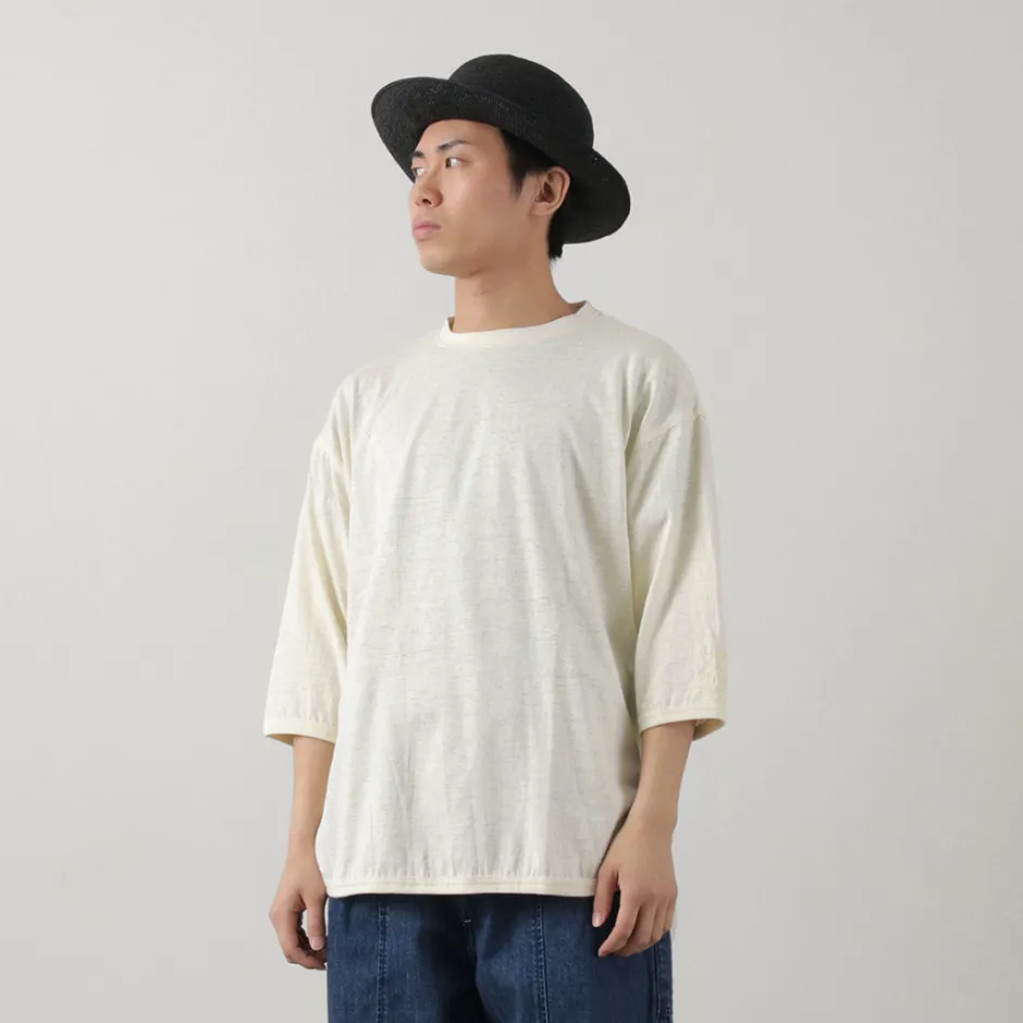 T-Shirts^SLOW HANDS / Hemp Cotton Crew Neck T-Shirt