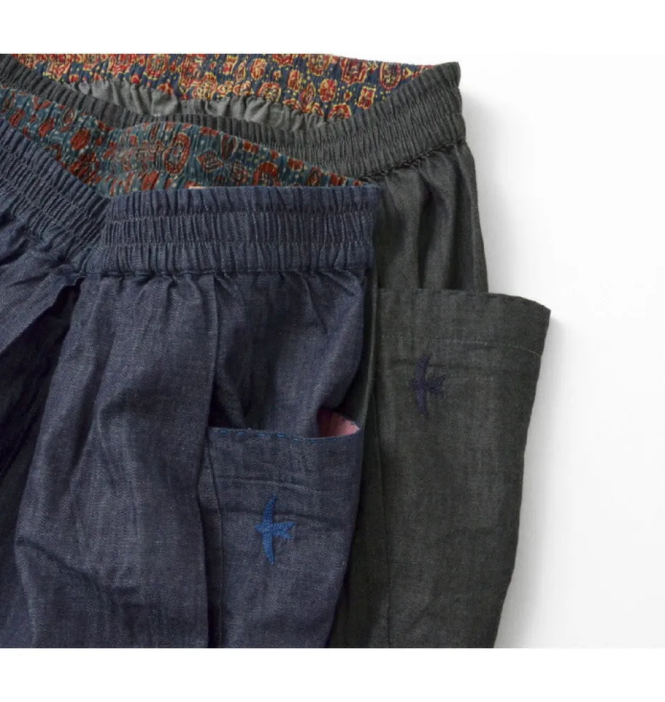 Trousers^SLOW HANDS / Light Denim Beach Pants