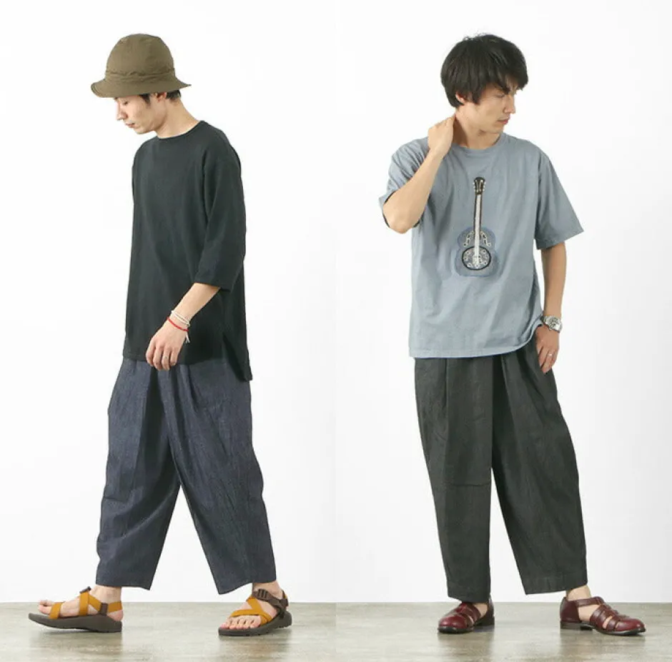 Trousers^SLOW HANDS / Light Denim Beach Pants