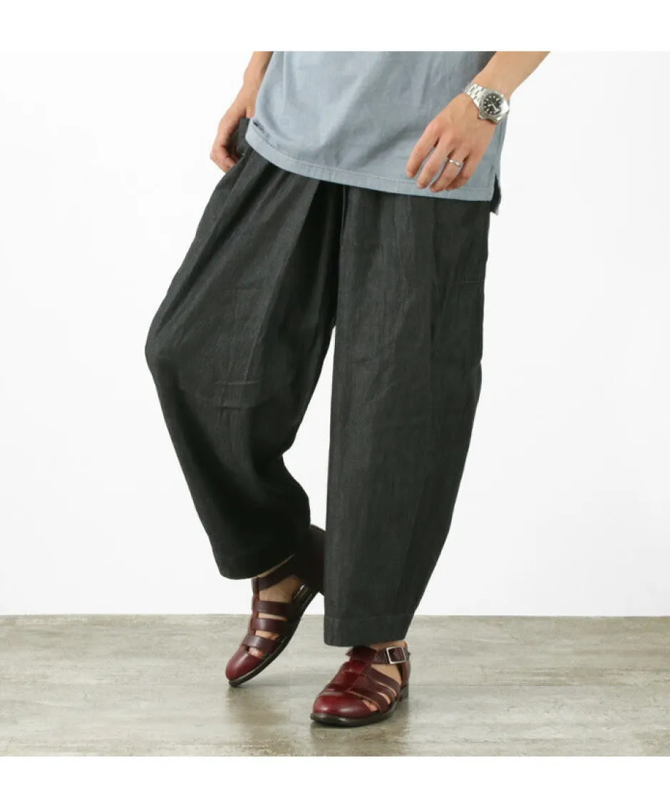 Trousers^SLOW HANDS / Light Denim Beach Pants