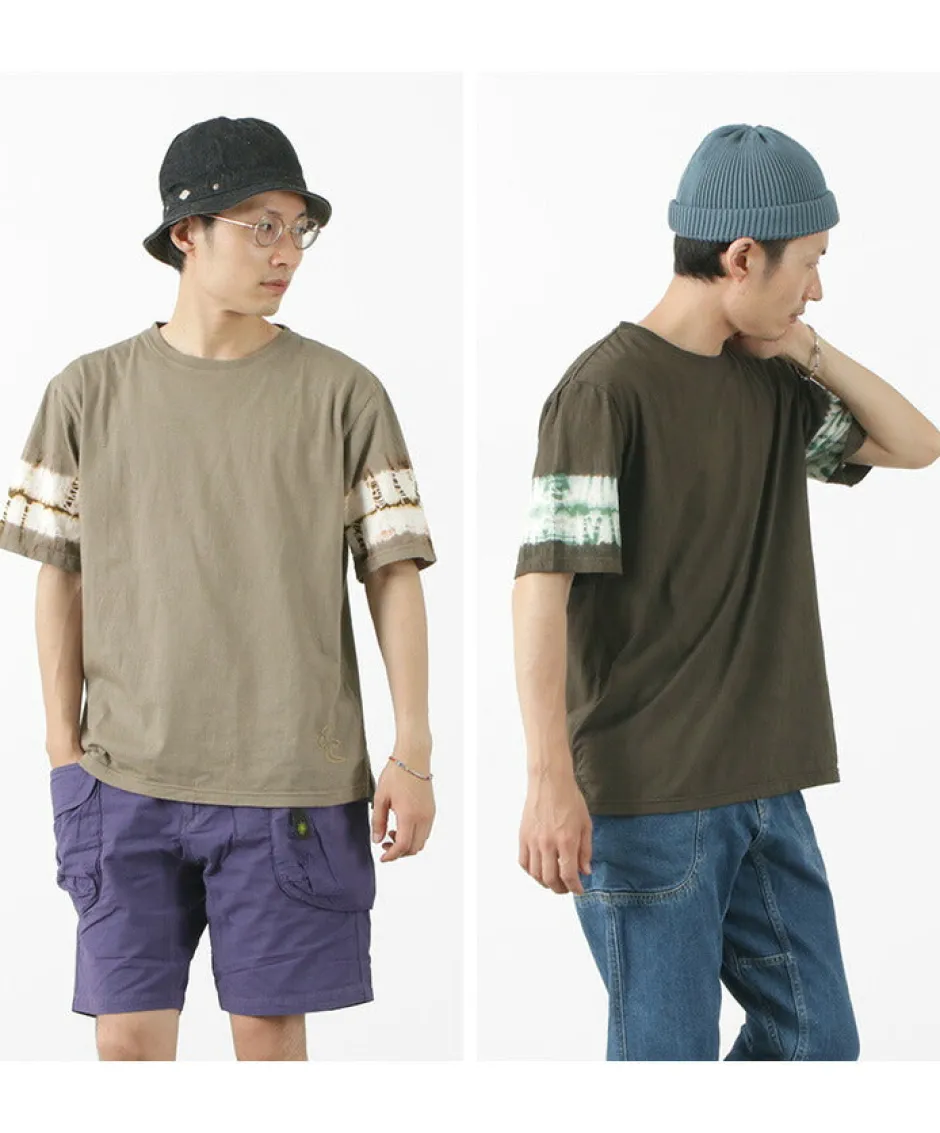 T-Shirts^SLOW HANDS / Tie-Dye Sleeve T-Shirt