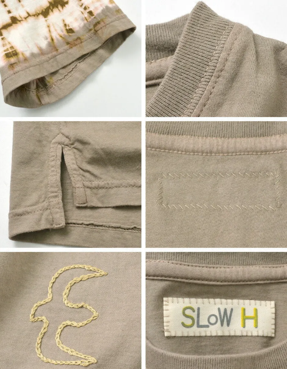 T-Shirts^SLOW HANDS / Tie-Dye Sleeve T-Shirt