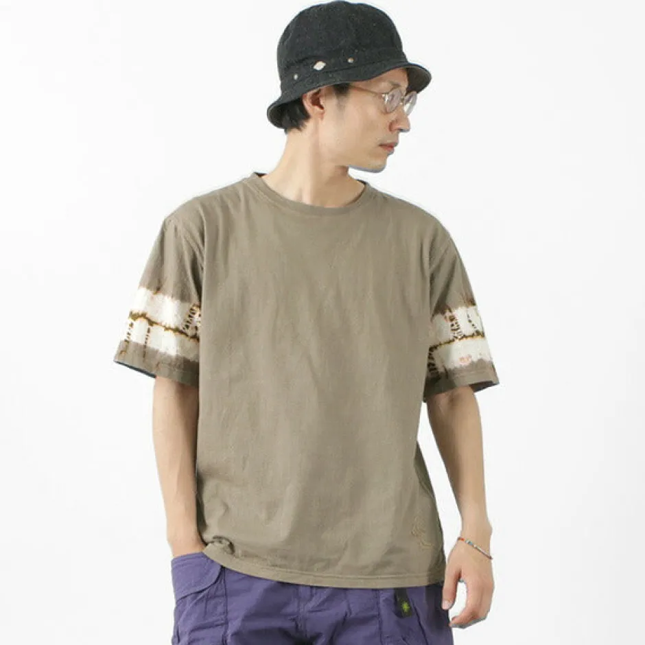 T-Shirts^SLOW HANDS / Tie-Dye Sleeve T-Shirt