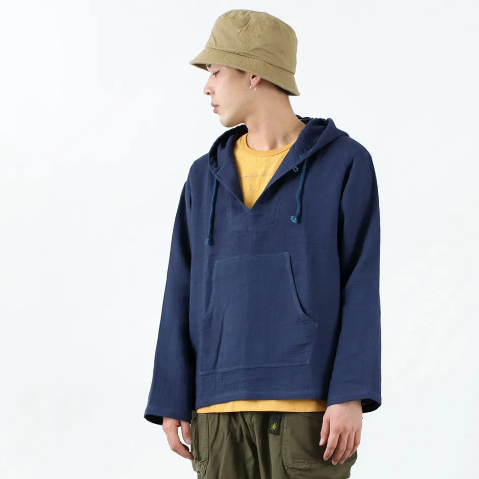 Sweatshirts^SLOW HANDS / Triple gauze Mexican parka