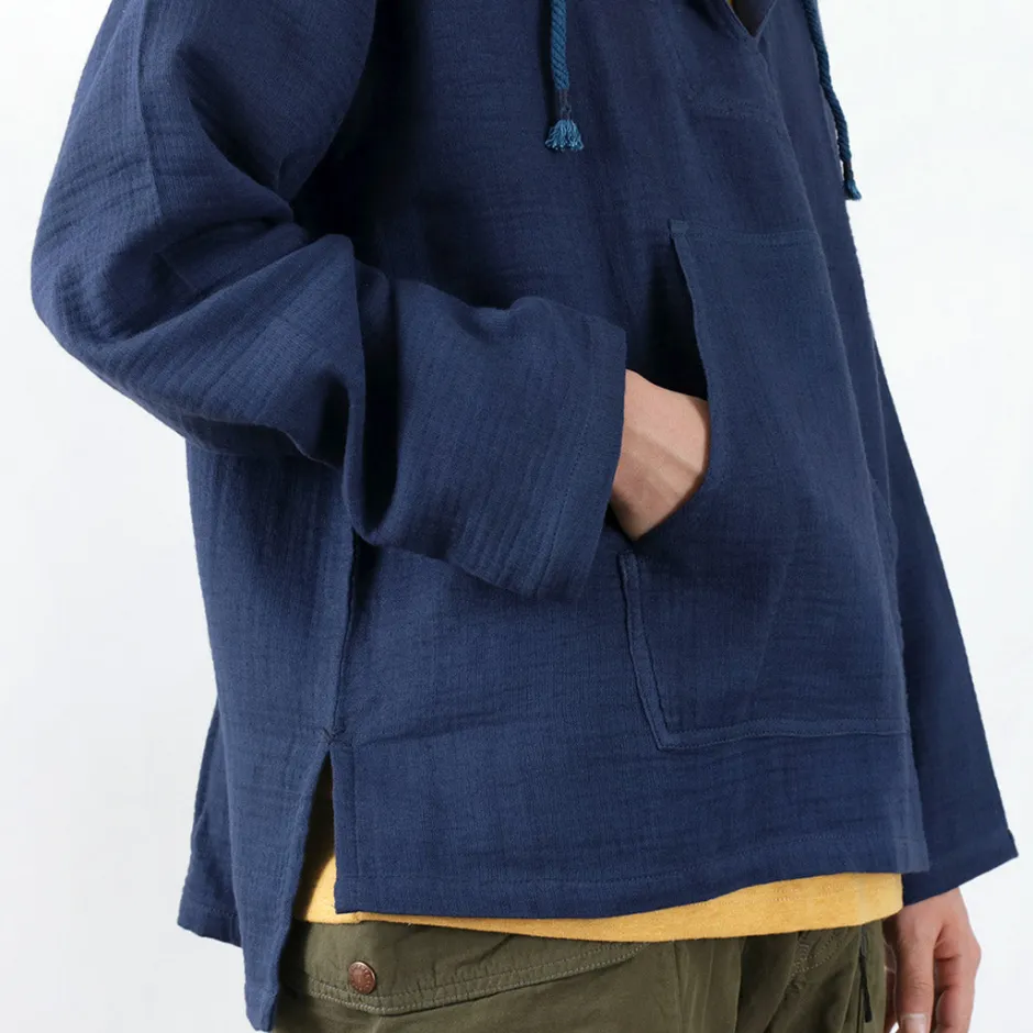 Sweatshirts^SLOW HANDS / Triple gauze Mexican parka