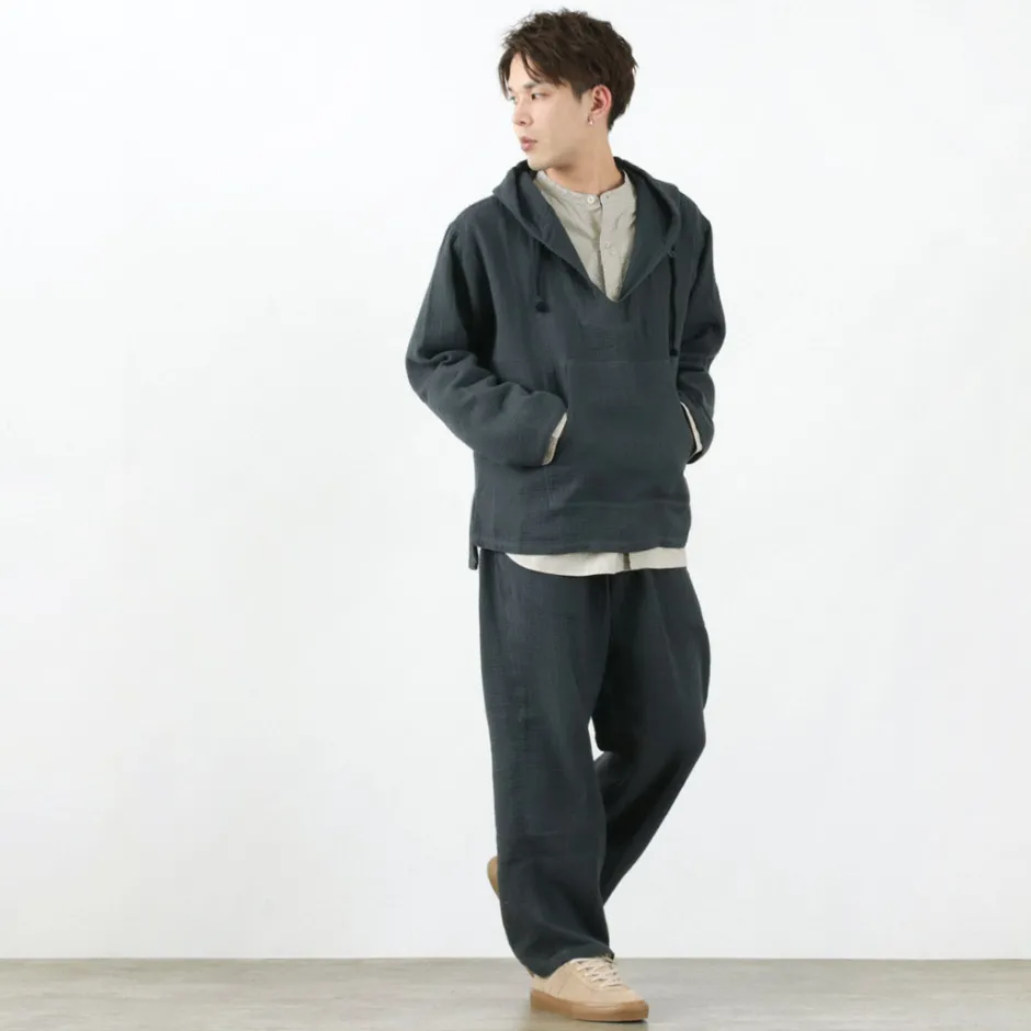 Sweatshirts^SLOW HANDS / Triple gauze Mexican parka