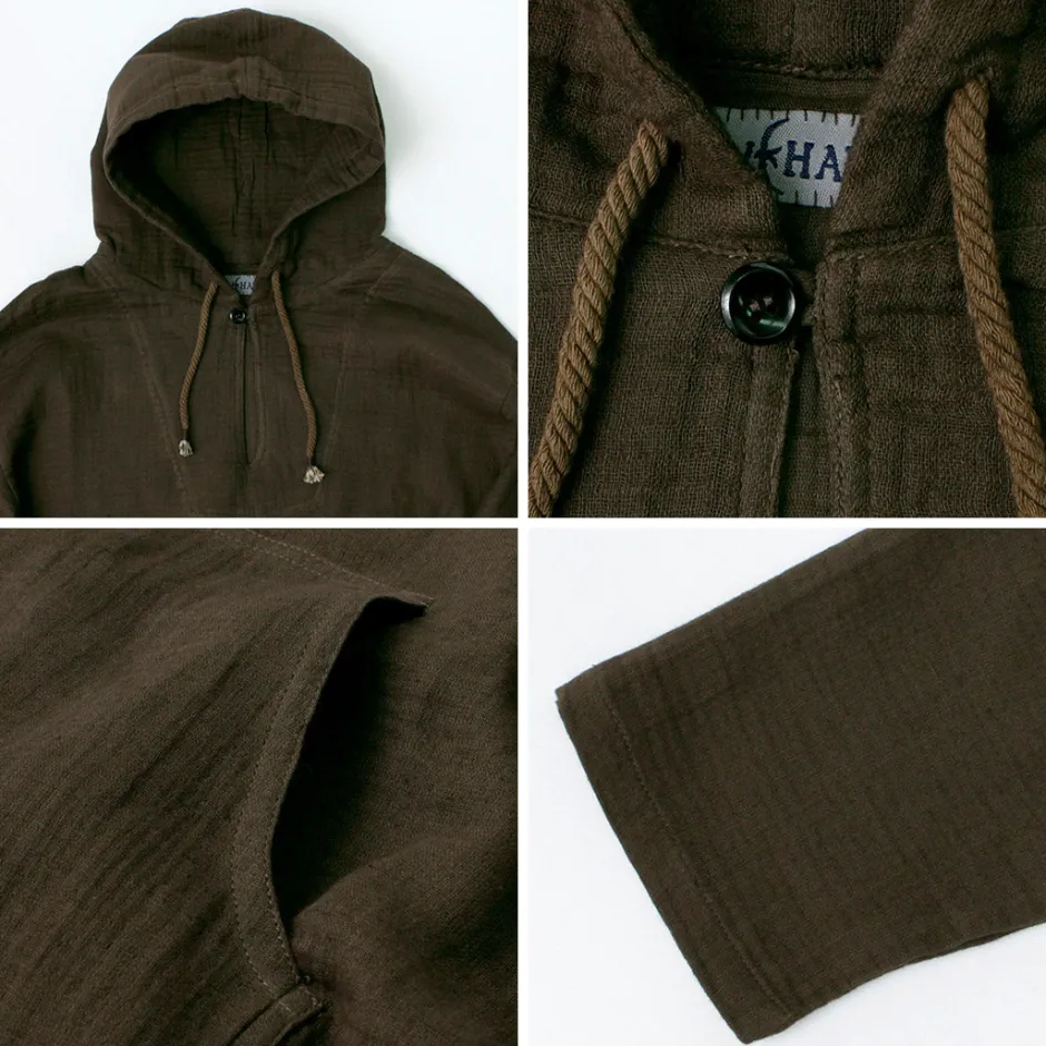 Sweatshirts^SLOW HANDS / Triple gauze Mexican parka