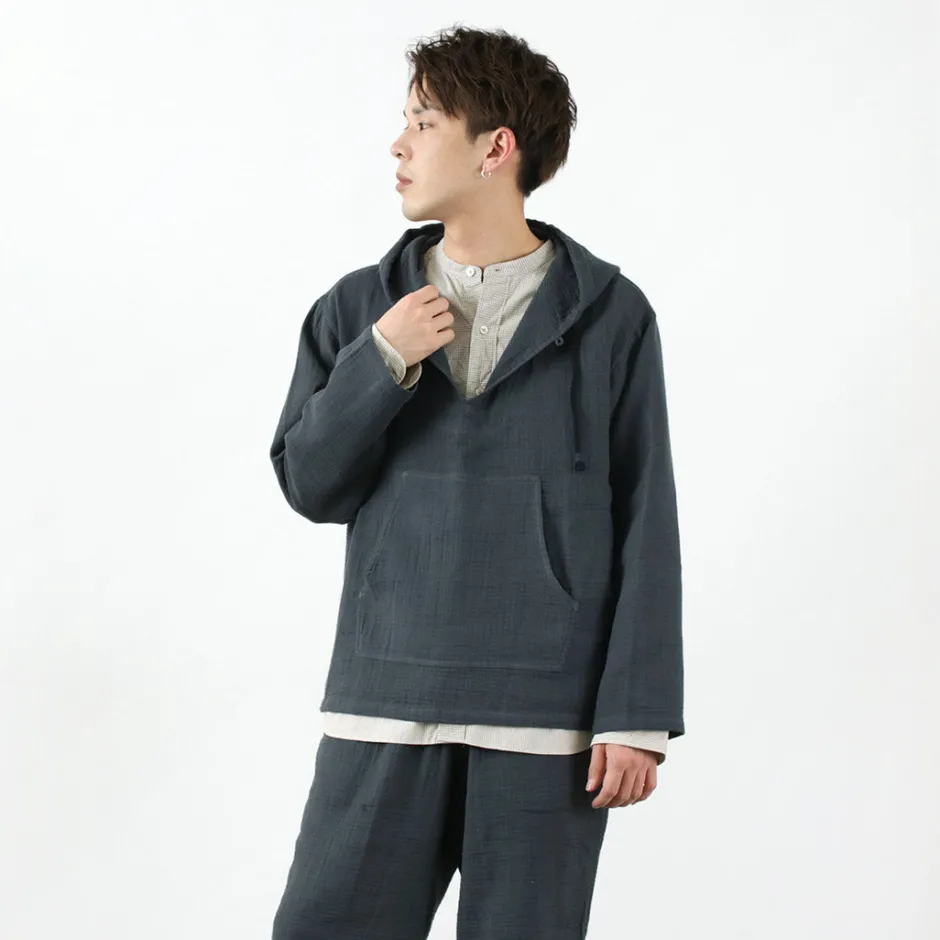 Sweatshirts^SLOW HANDS / Triple gauze Mexican parka