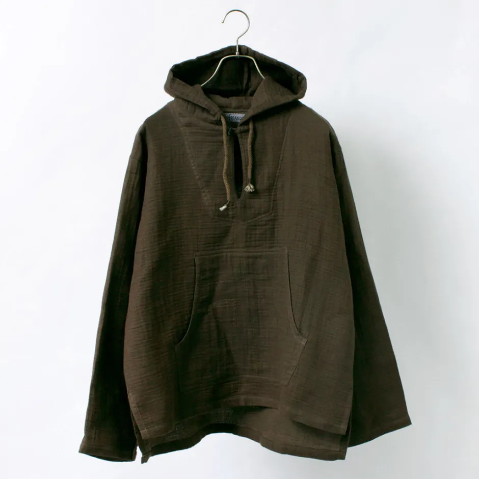 Sweatshirts^SLOW HANDS / Triple gauze Mexican parka