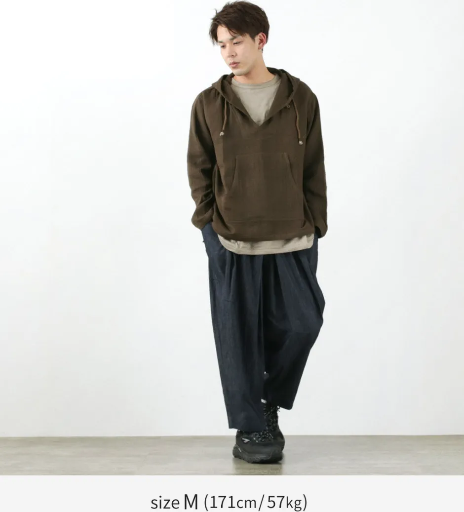 Sweatshirts^SLOW HANDS / Triple gauze Mexican parka